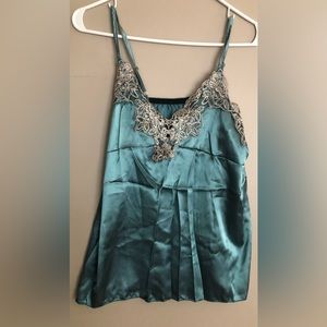 5 Pc NWOT  Teal Colored Lingerie Babydoll Pants Cami Shorts & Robe   32 Chest